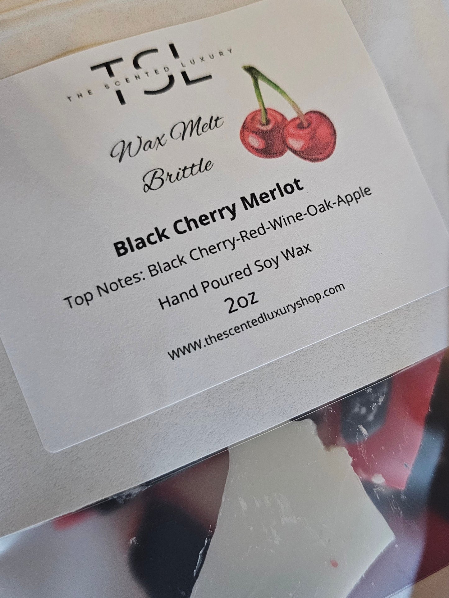 Black Cherry Merlot - Wax Melt Brittle
