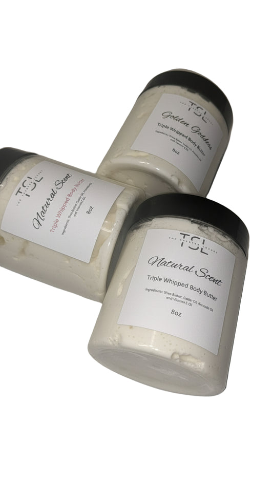 Triple whipped body butter